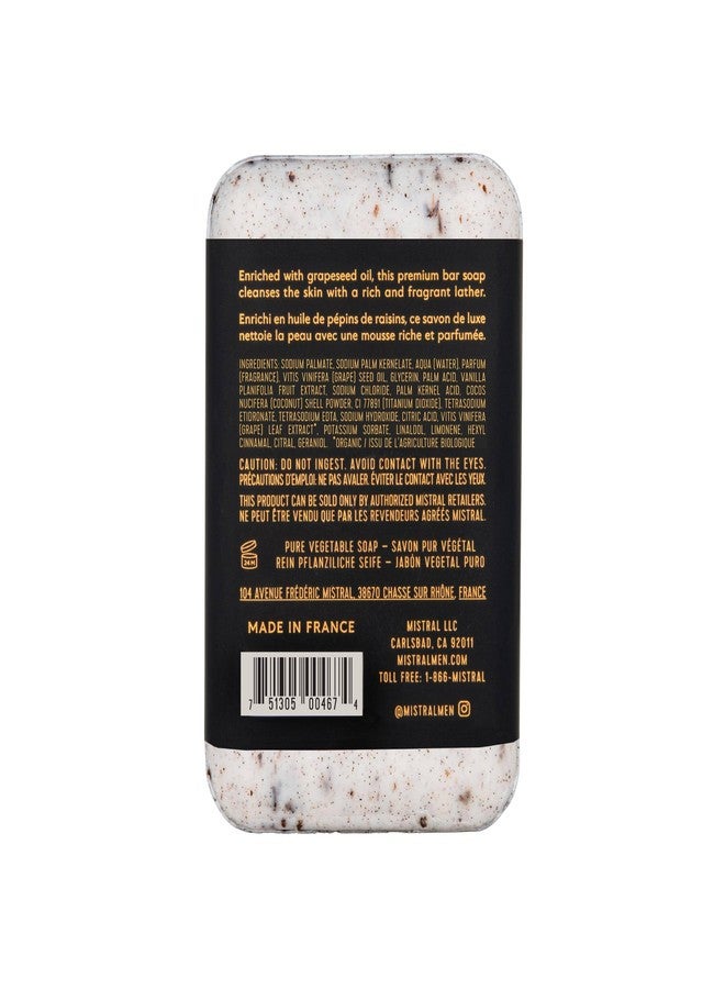 Mistral Mezcal Lime Luxury Bar Soap for Men | Men’s Natural Soap Bar | Paraben, Phthalates Free | Moisturizing & Triple-Milled Natural Soap for Men - Made in France | Large, 8.8 oz - Image 2